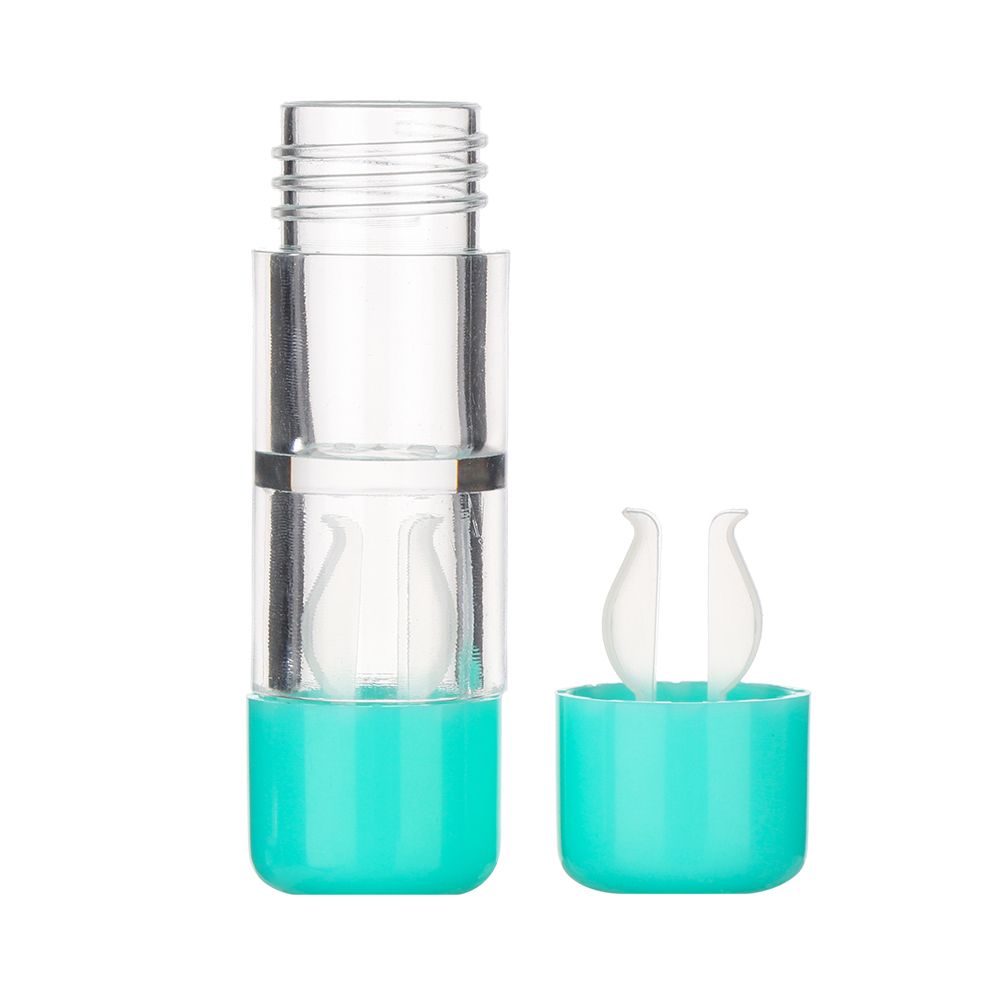 New Plastic Candy Color Bottle Tube Travel Glasses Holder Soaking Box Contact Lens Case