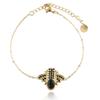 Bracelet Acier Chirurgical Plaqué Or 14K Pour le Poignet Femme Bijoux