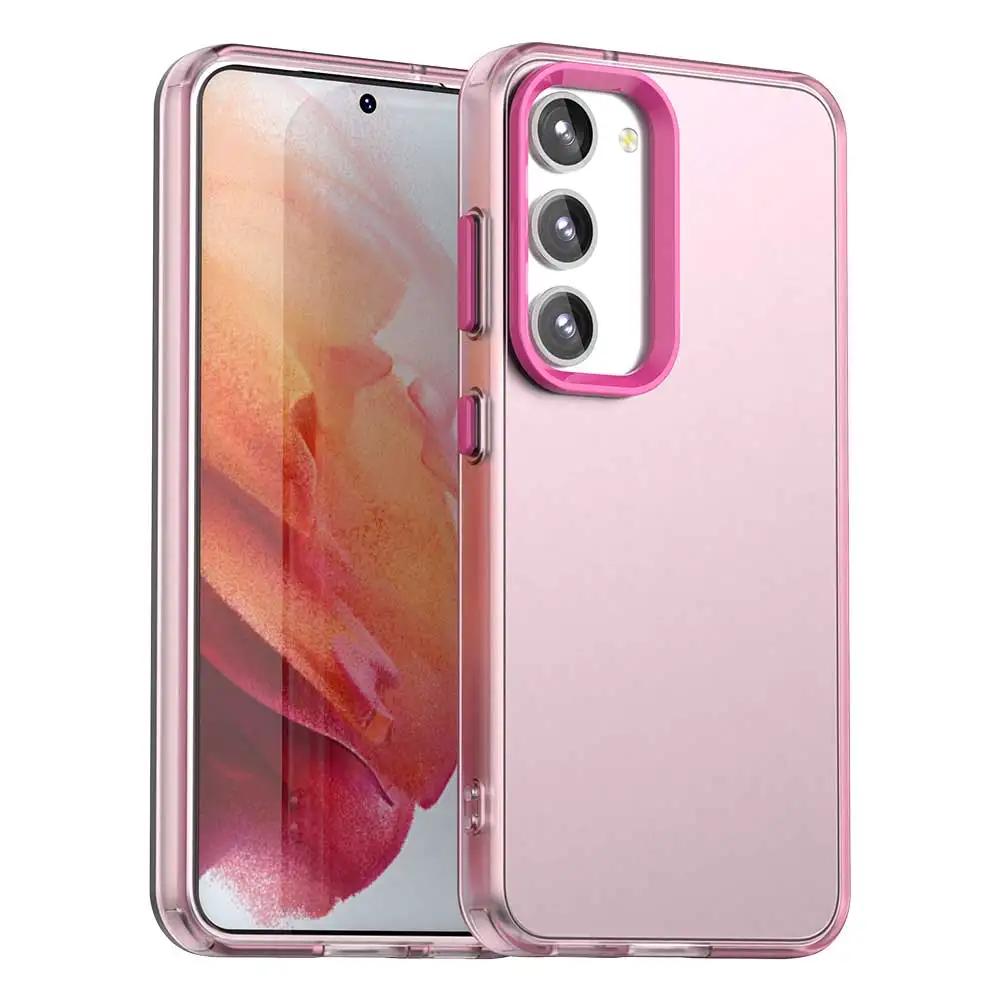 

Matte Candy Translucent Case For Samsung Galaxy S25 Ultra Plus A56 A36 A05 A05S M35 F15 C55 F55 5G Coque Frosted Bumper Cover For Galaxy A56 5G