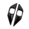Carbon Fiber Style Front Fog Light Lamp Trim Cover for Mitsubishi Outlander
