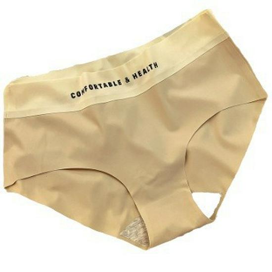 

Быстросохнущее бесшовное женское нижнее белье из ледяного шелка, дышащее и утягивающее, с хлопковой ластовицей, доступно в больших размерах Medium зелёный