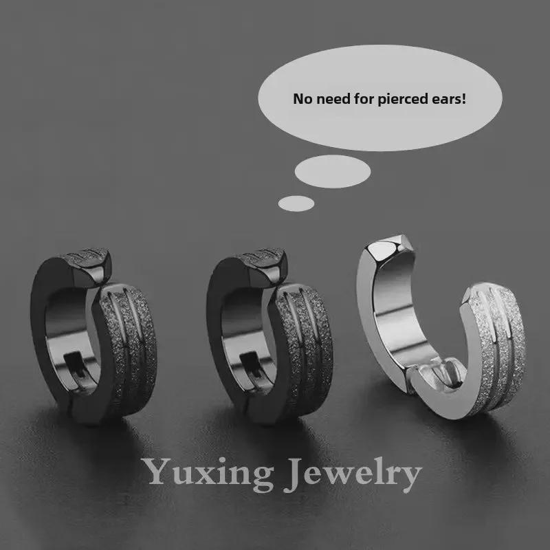 Trendy mattierte Ohrknochenclips: Ohrringe ohne Ohrloch für Männer und Frauen – stilvolle und einzigartige Ohrschmuckstücke