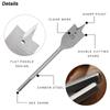 Spade Drill Bit Set Paddle Flat Boring Double Side Carbon Steel Cut Spurs Woodworker Desk Hole Cutter Wood Board PVC Woodworking