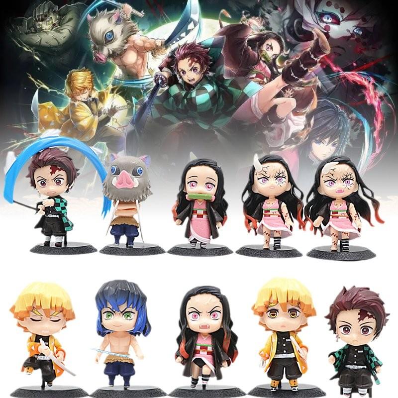 Adorable Q Version Nezuko Kamado Miniature Doll Keychain For Demon Slayer Collectors