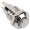 Metal Button Switch Reset Type Waterproof with Light 10mm 3V for Low Current Doorbells(Yellow )