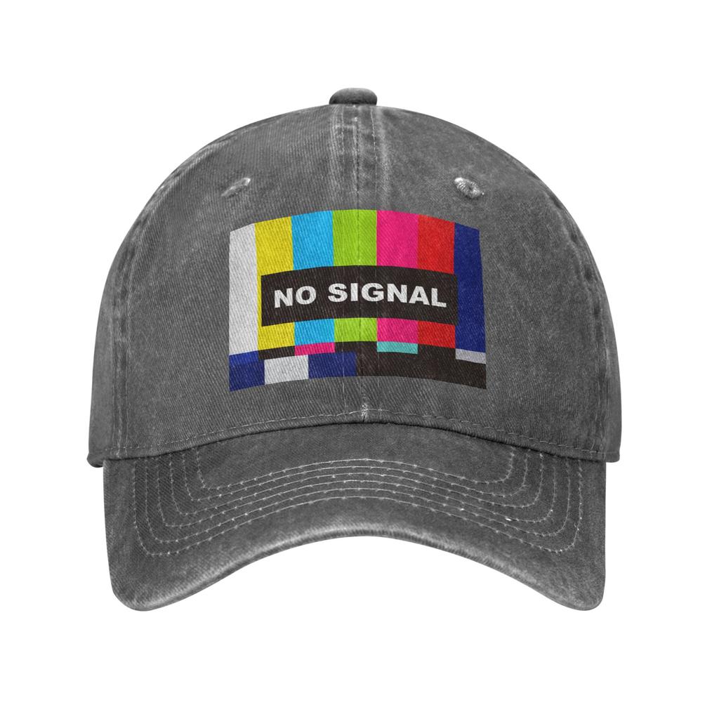 Retro Nostalgia Analog Television No Signal Baseball Cap Unstructured S Distressed Washed Snapback Outdoor Adjustable Fit Hat