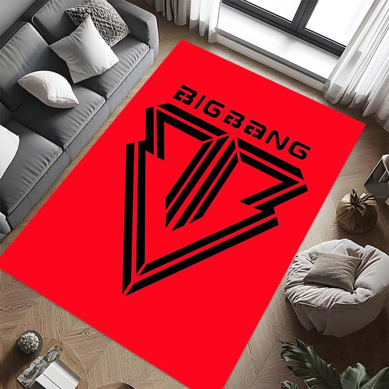 Bold Design: Big Bang Symbolism Carpet Floor Mats Living Room and Bedroom Mats Protective Pad Fashion Room