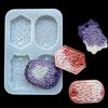 Heart Pentagon Gypsum Silicone Mold Solid Aromathe Handmade Soap Pendant Ornament Mold Diy Round Plaster Listing Mold