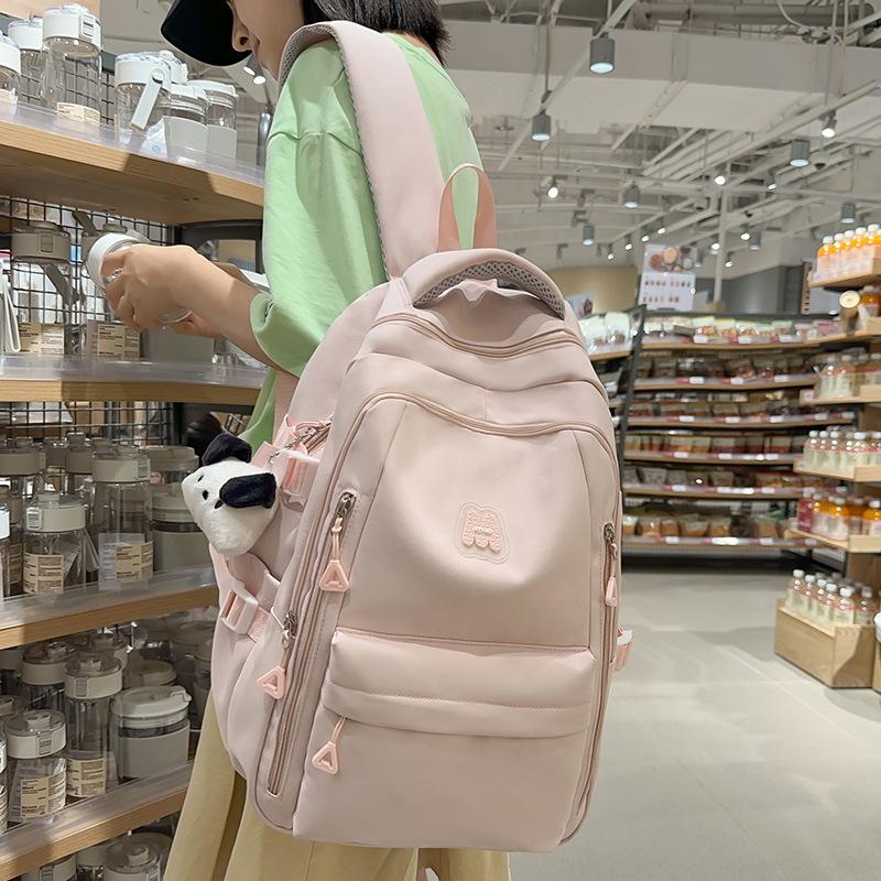 School bag children, elementary school students, girls, junior high school students, college students, high-value wind backpack,