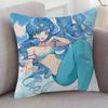 Anime Mermaid Melody Pichi Pichi Pitch Pillow Case Soft Double Sided Print Sofa Cushion Cover Throw Pillow Covers