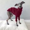 Nici na szyję dwunożne ubrania dla zwierząt domowych Greyhound Whippet kurtka płaszcz rozciągliwa piżama dla zwierząt z golfem S-5XL