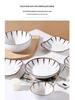 Japanese Ceramic Tableware Set: Microwaveable Rice Bowls, Plates, Noodle Bowls, and Large Soup Bowls for Home Use