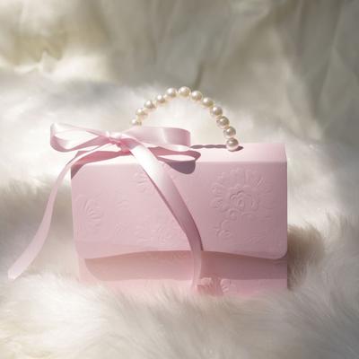 Letterpress Printing Flower Candy Box Mini Packaging Bags Paper Box For Gift Set Box Small Gift Bags Wedding Favors Party Decor