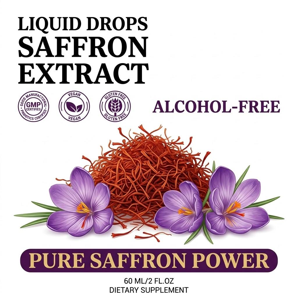 Wild & Organic Saffron Supplements- Mood, Brain & Vision
