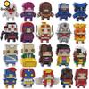 Bricklink MOC X Anime Movie Action Figures Bricks Sets Building Blocks Kids Education Toys For Children Christmas Gift