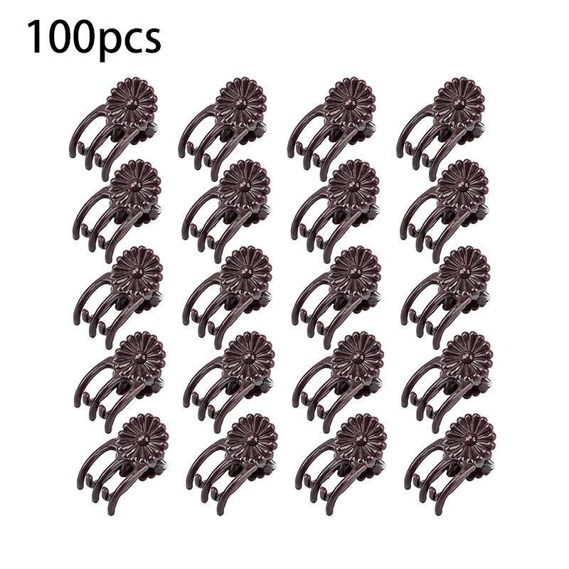 100/200pcs Clips for Garden Plants Plastic Holder Clip for Orchid Stem Plant Holder Clamps for Stem Fruit Vegetable