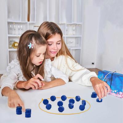 1 Set Magnet Game with String Family Party Magnetic Rope Chess Board