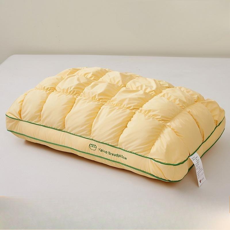 New Cotton Pineapple Bun Pillow for Home Use Adult Neck Protection Sleep Aid Pillow Core Dormitory Single Pack Soft and Rebound