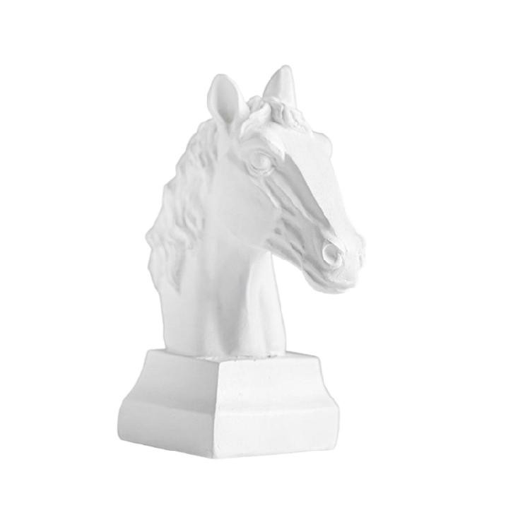 Horse Head Statue Decors Animal Sculptures Horse Figurines Ornament for Home Office Table Decors Collectibles Gift