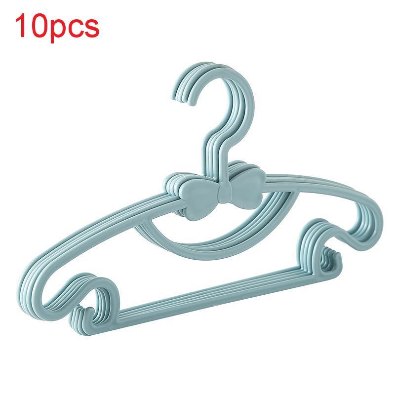 Newborn Clothes Hanger With Plastic Material And Decorative Bow For Baby Room