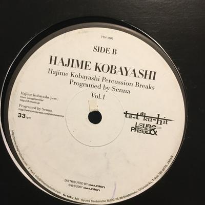12inch Record HAJIME KOBAYASHI - Hajime Kobayashi Percussion Breaks  TTH1001 Ta Ta Ku Hit Rap & Hip-Hop/R&B Used