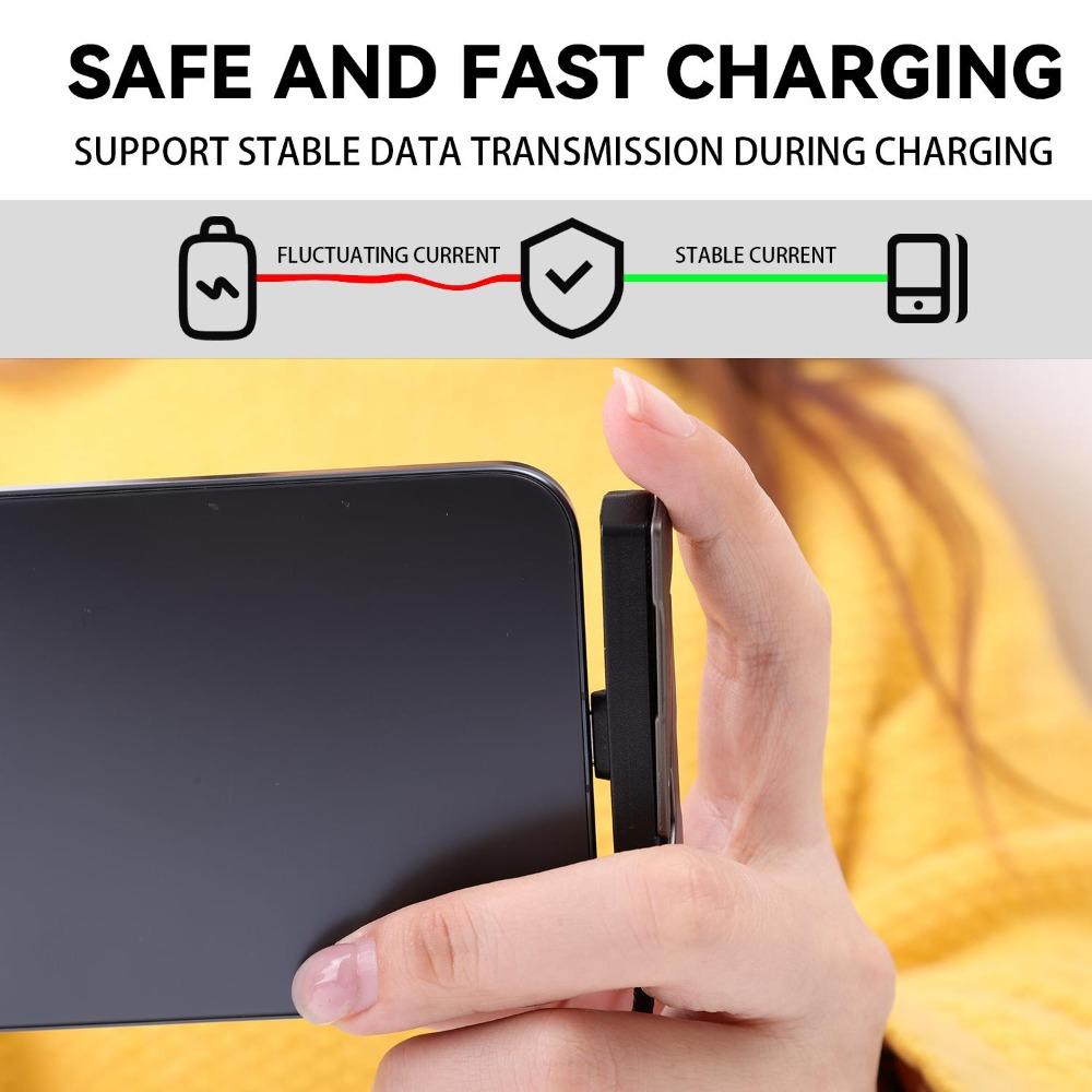 240W USB C L-shaped Bracket Data Cable Type-C To Type-C Data Cable Foldable Stand Fast Charging Cord for IPhone 15 16 17 Xiaomi
