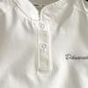 Cool Summer Cotton Stand-Up Collar Casual Embroidered T-Shirt for Boys and Girls (Oversized)