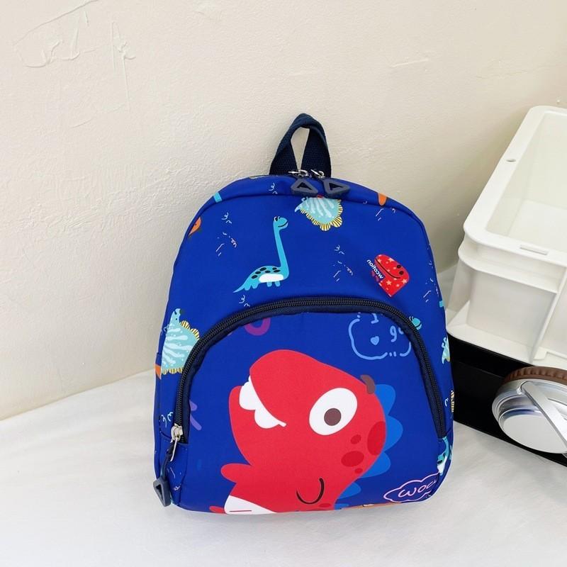 Cute Cartoon Dinosaur Mini Backpack For Toddlers Breathable Nylon Material