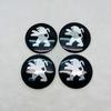 Aluminum Wheel Hub Emblem Sticker for Peugeot (56mm/65mm)
