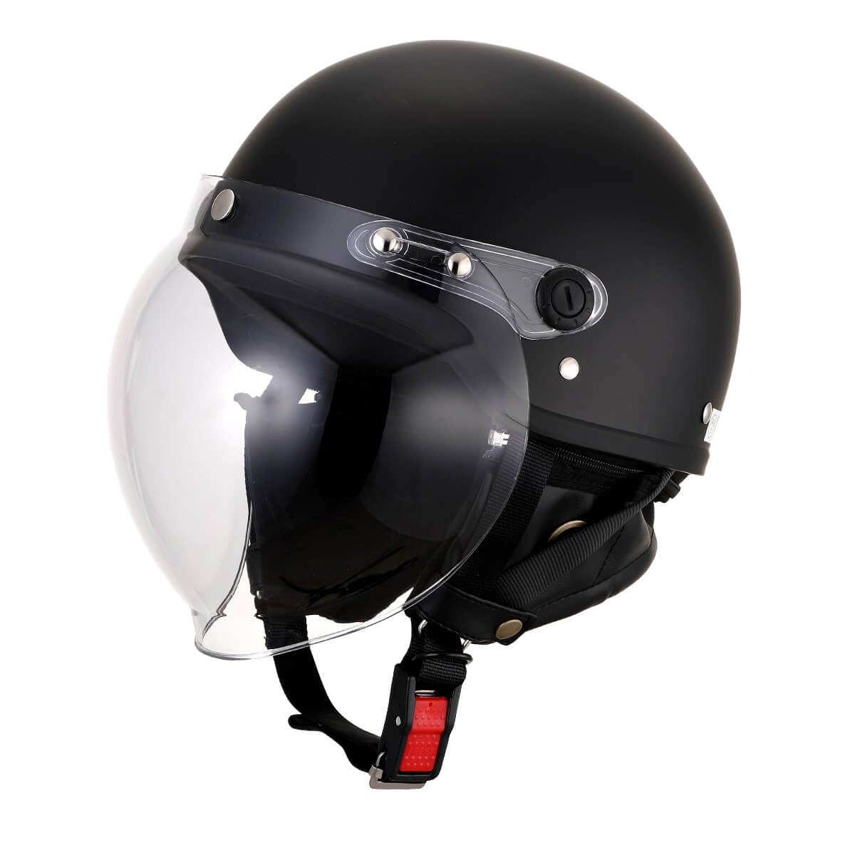 

Мотоциклетный шлем ISHINO SHOKAI с полулицевой посадкой до свободного размера, полуматовый от Ishino Shokai, визор, LBJ06, ISN21101, 125 куб. см, (примерно 57-60см),