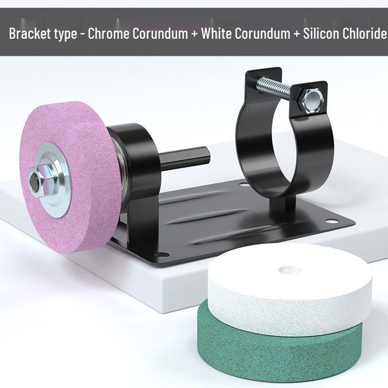 Compact Household Knife Sharpener and Polishing Machine with Sanding Wheel and Hand Drill Conversion Bracket