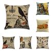 Happy Halloween Pillow Cases Linen Sofa Bedroom Office Cushion Cover Decor Home