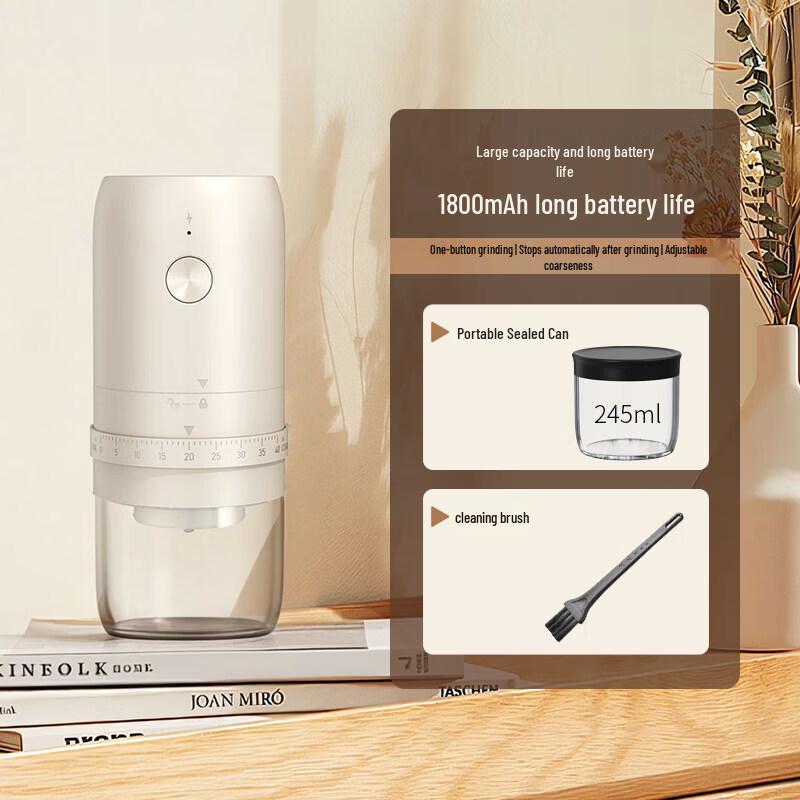 Qivi Electric Portable Coffee Grinder