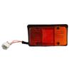 APSMOTIV Tail Light With Housing Black Real Lights Tail Light Assemblied Fits for Mahindra Tractor Parts 4500 5500 4530 3550 5565 2-Pack
