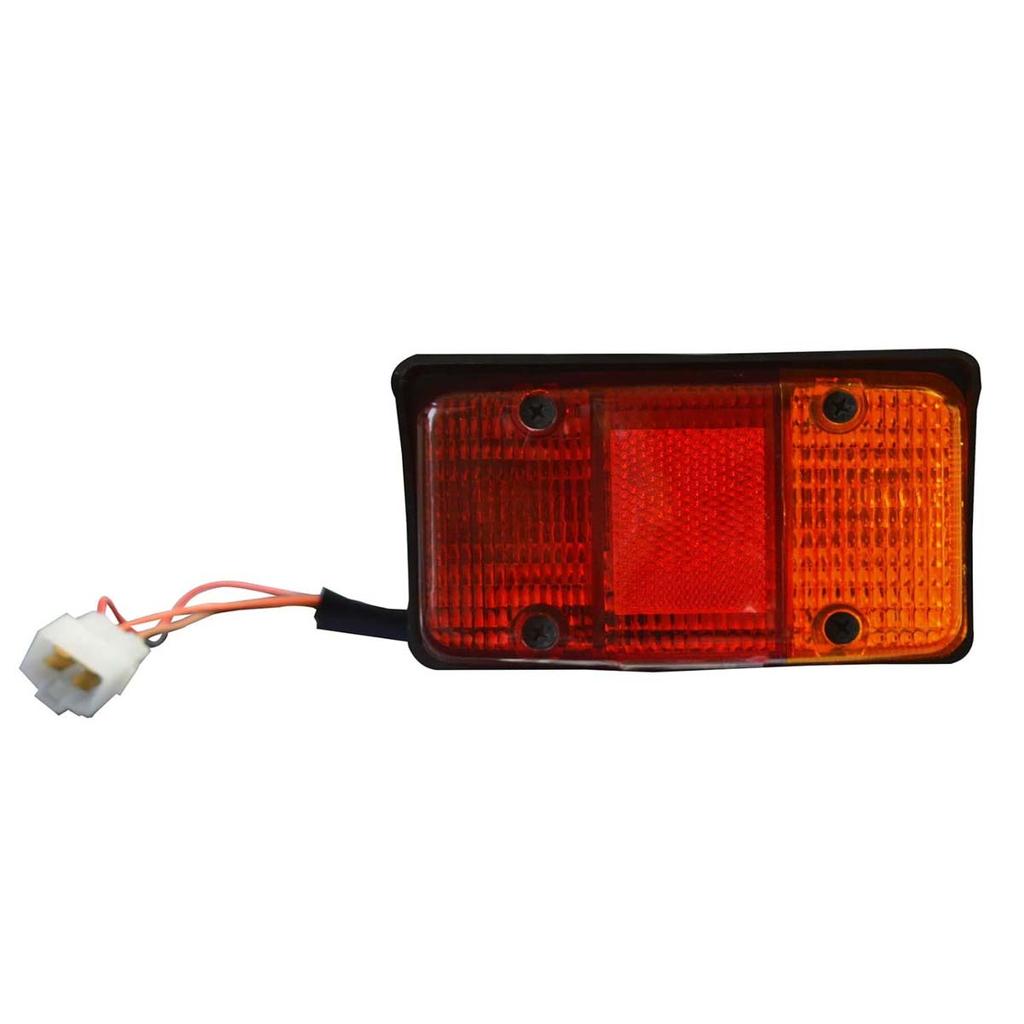 APSMOTIV Tail Light With Housing Black Real Lights Tail Light Assemblied Fits for Mahindra Tractor Parts 4500 5500 4530 3550 5565 2-Pack