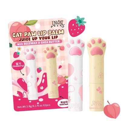 UNICAT - Set Burrocacao Zampe di Gatto Fragola + Pesca