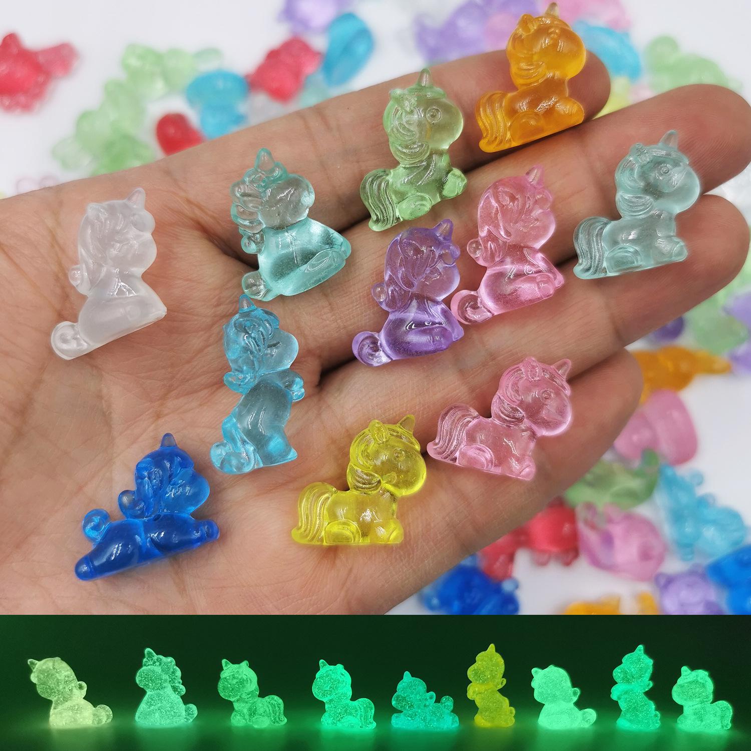 Mini Luminous Dinosaur & Unicorn Toy for Kids - Blind Box Claw Machine Ornament