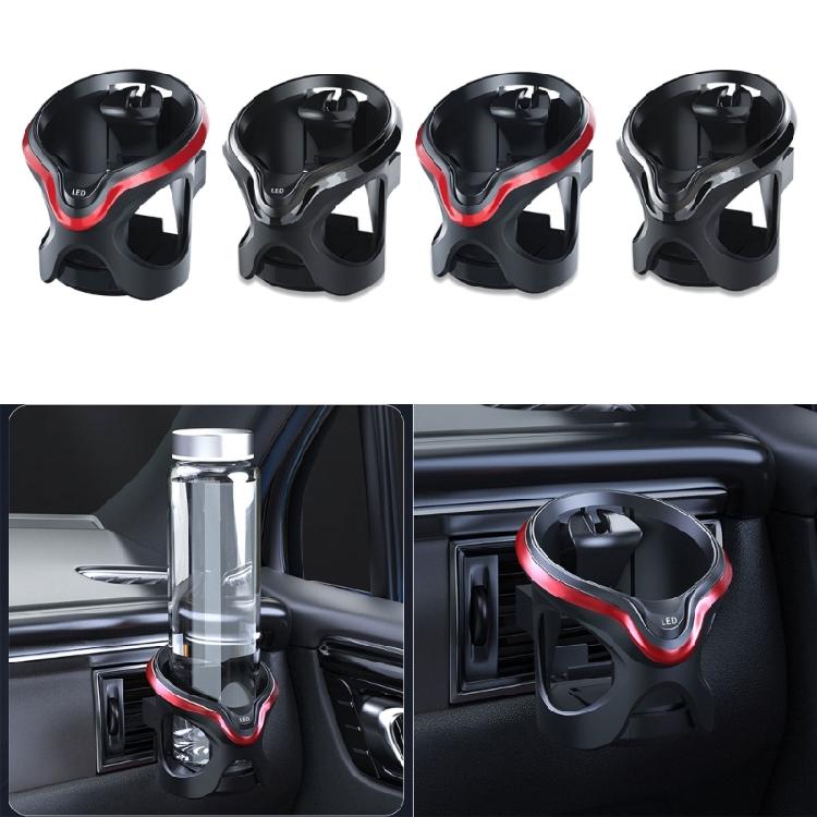 Car Cupholder Water Bottle Storage Stand for Air Vent Easy Installation Drink Support for Drivers Beverages Up to 76mm