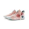 Nike KD Trey 5 IX Mesh Slip Resistant Abrasion Resistant Mid top Basketball Shoes Unisex Gray Pink CW3402-011(Team283-)