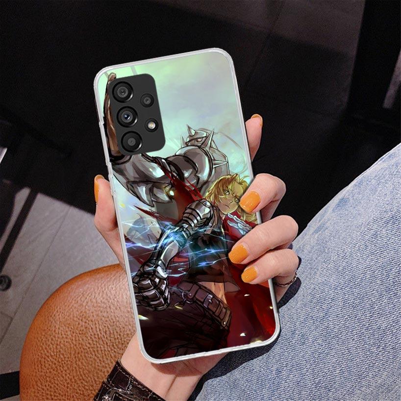 Fullmetal Alchemist Anime Phone Case For Samsung Galaxy A17 A16 A15 A14 A13 A57 A56 A55 A54 A53 A37 A36 A35 A34 A33 A26 A25 A24