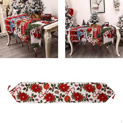 Christmas Table Runner Cloth Cover,Classic,Seasonal,Modern,Xmas for