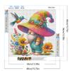 Gnome 5D DIY Full Drill Round Diamond Painting Kit for Home Wall Decoration