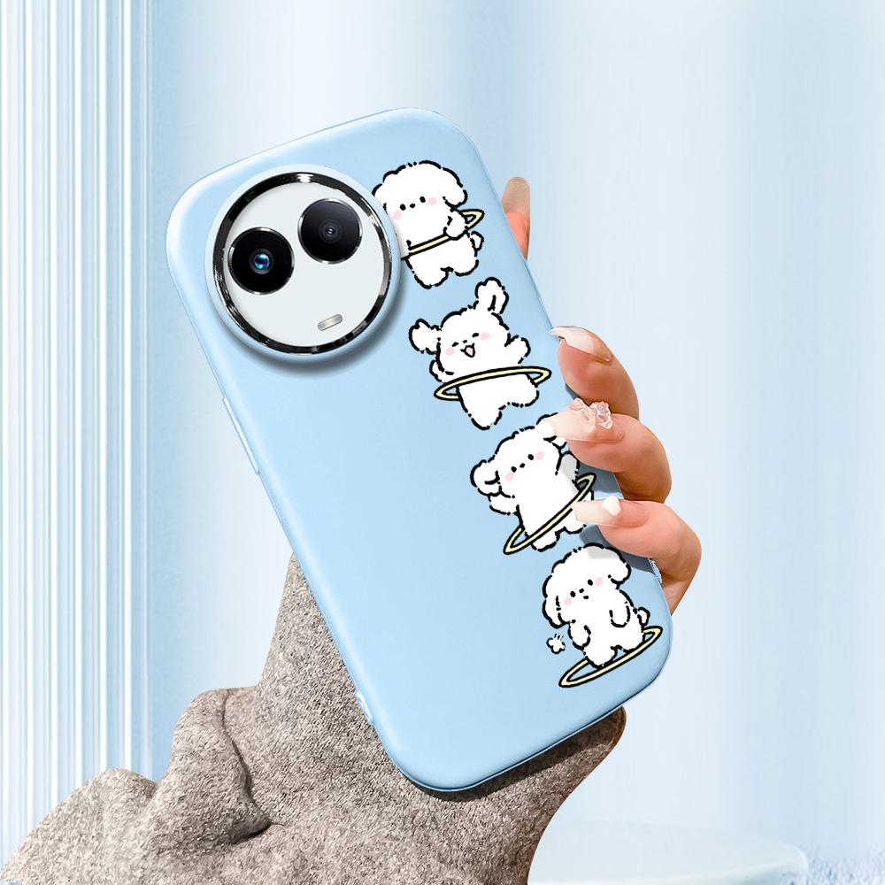 

Сплошной цвет с серебряным краем линзы, жирный корпус, мягкий ТПУ, жидкий силиконовый чехол, противоударный чехол для телефона для OPPO Reno Realme OnePlus OnePlus Nord CE 2 Lite 5G синий