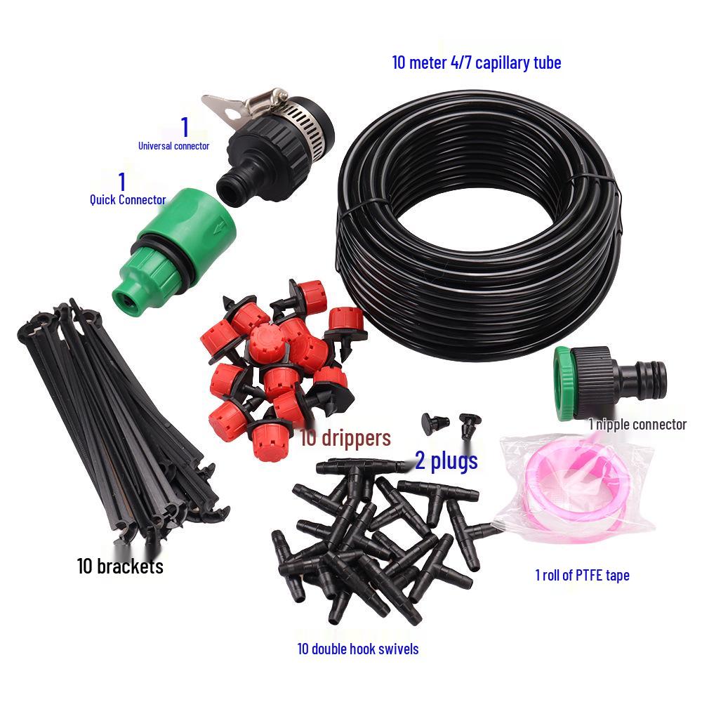 Little Red Riding Hood Eight-Hole Automatic Garden Drip Irrigation System Sprinkler Nozzle