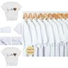 Heart Print Women's Summer Short Sleeve Casual Blouse With Soft Material Comfort