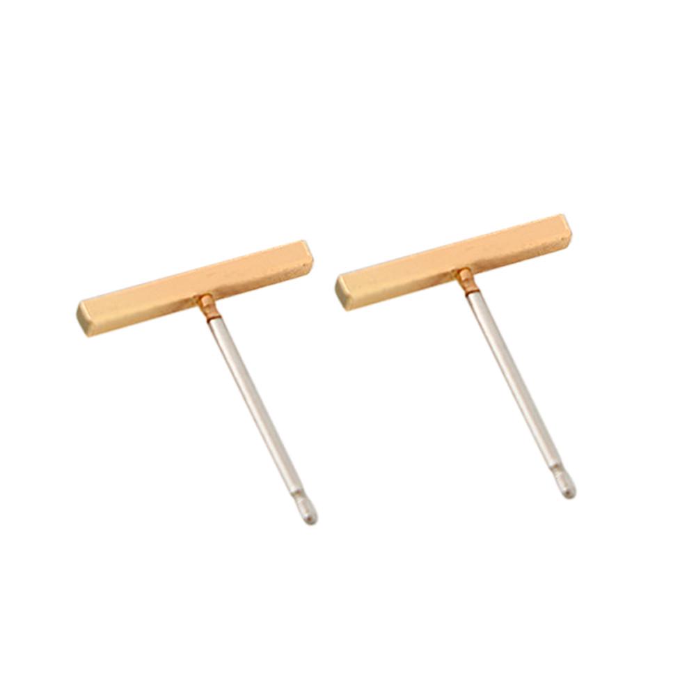 Модные серьги из сплава Серьги-кольца Сочетание серег в форме одной буквы