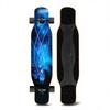 46IN Big Longboard Skateboard Boys Girls Beginners Adults Four-Wheel Street-Style Professional Double Rocker Maple Wood Dyed