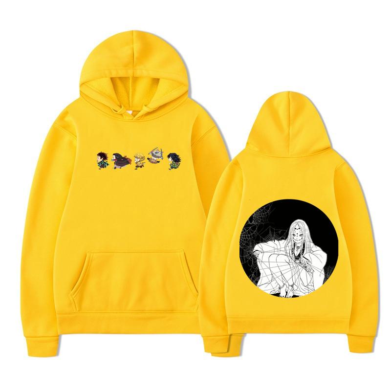 Démonická mikina přes hlavu Demon Slayer Kimetsu no Yaiba Potisk Mikina Pánská Dámská Oversized Ležérní Mikina Streetwear