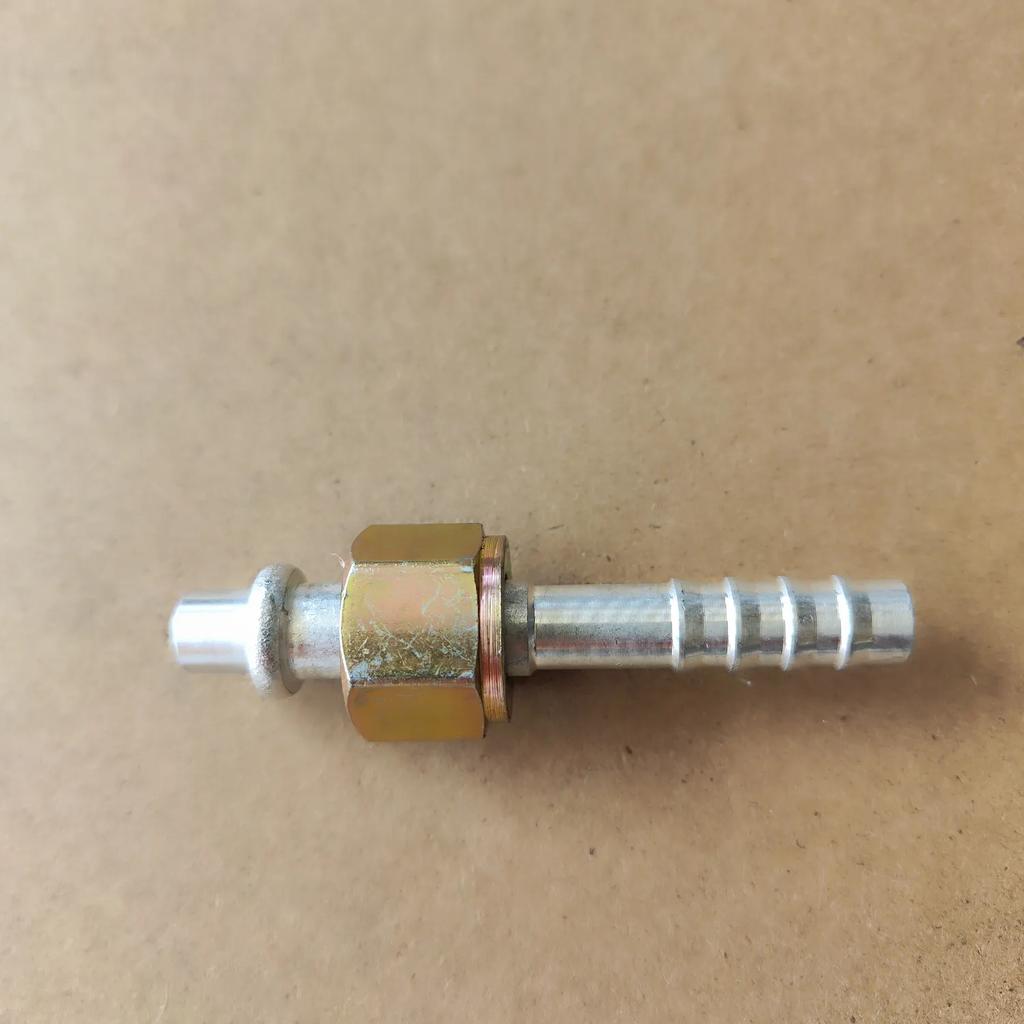 Air Conditioning Hose Connector Straight G6 Aluminum