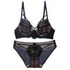 French Lace Lingerie Set: Sexy Pure Desire Bra for Breast Enhancement, Perfect for Small to Large Busts
